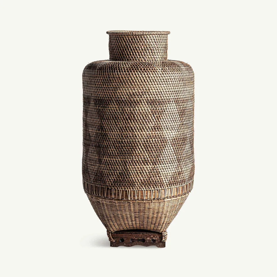 Bambua Kalid cesto portabiancheria rattan 40x40x80