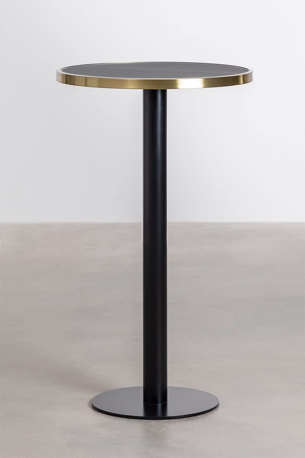 Sklum Amaretto Tavolo Bar Tondo Ø60 cm Gres Ceramica