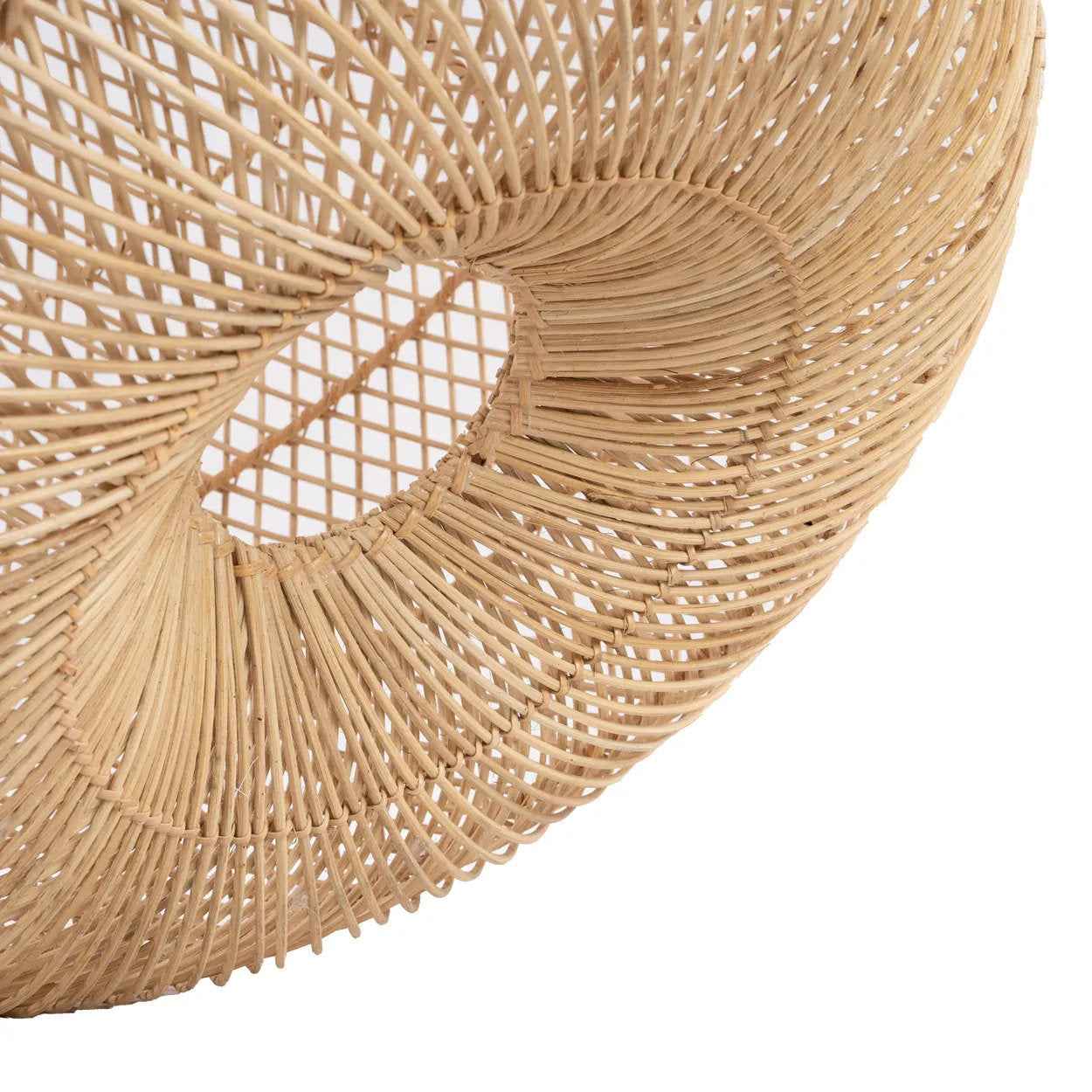 Bambua Batu Bolong lampada sospensione naturale M rattan