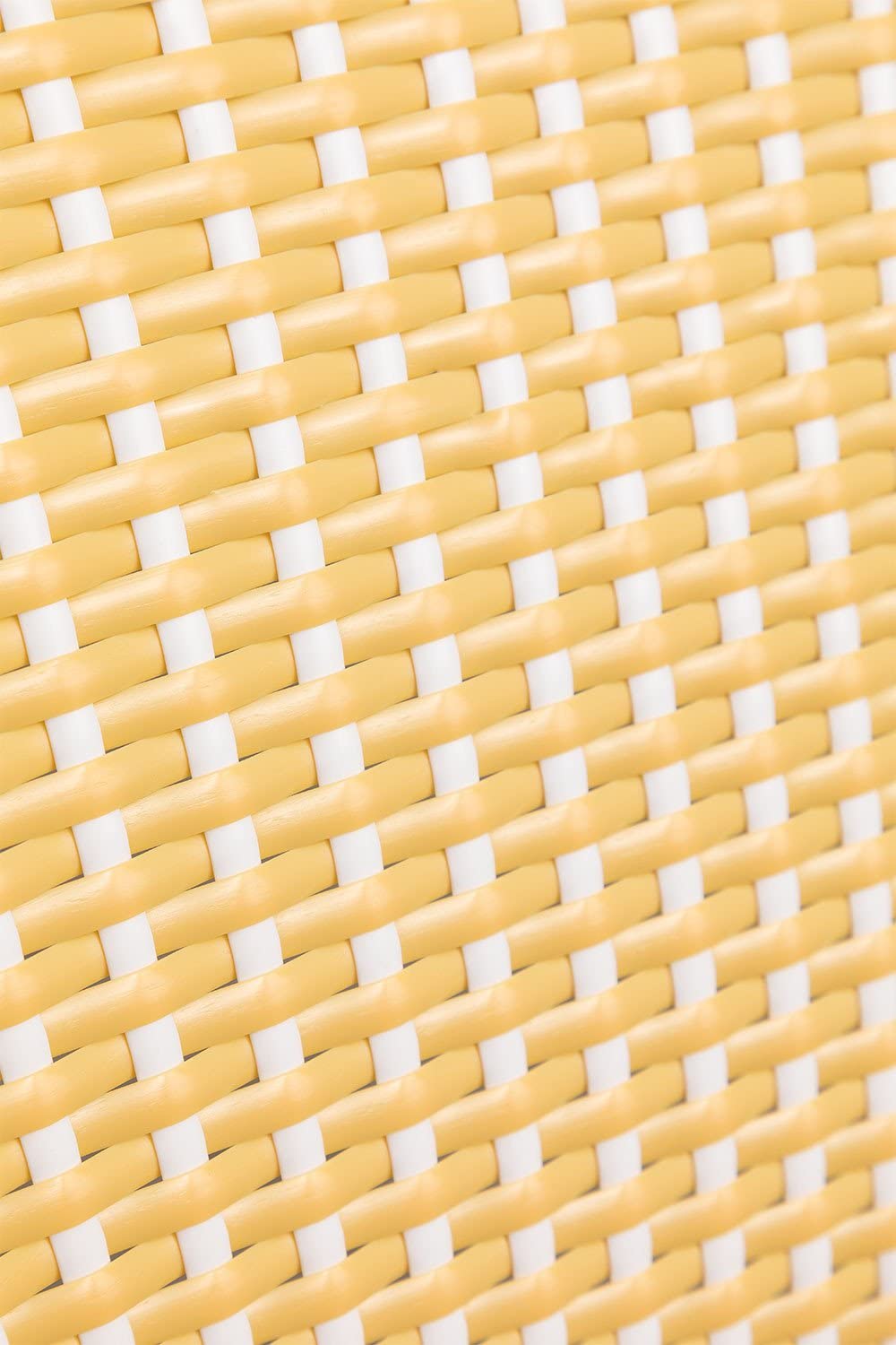 Sklum Alisa sedia giardino giallo vaniglia vimini
