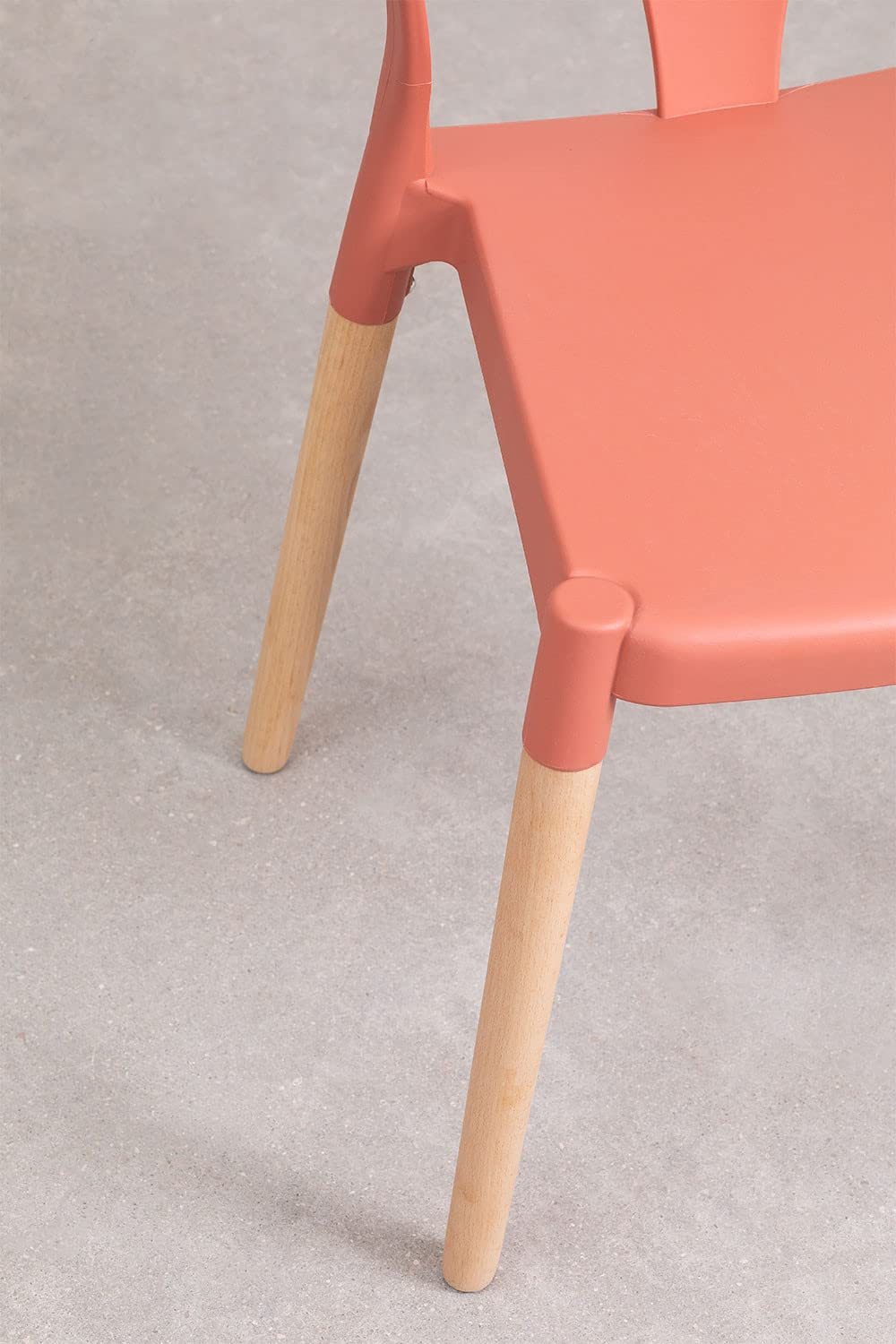 Sklum Uish sedia giardino legno polietilene terracotta