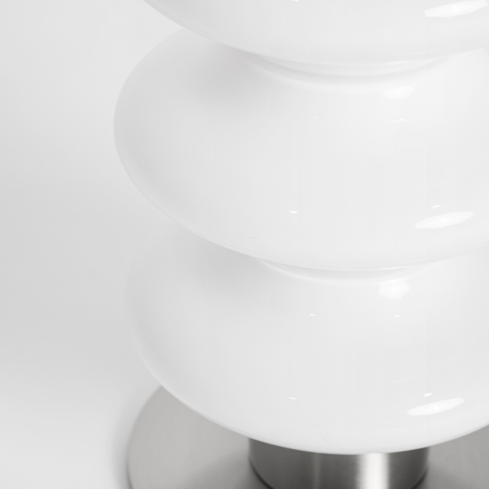 Bambua Tiare lampada da tavolo vetro bianco 3 sfere