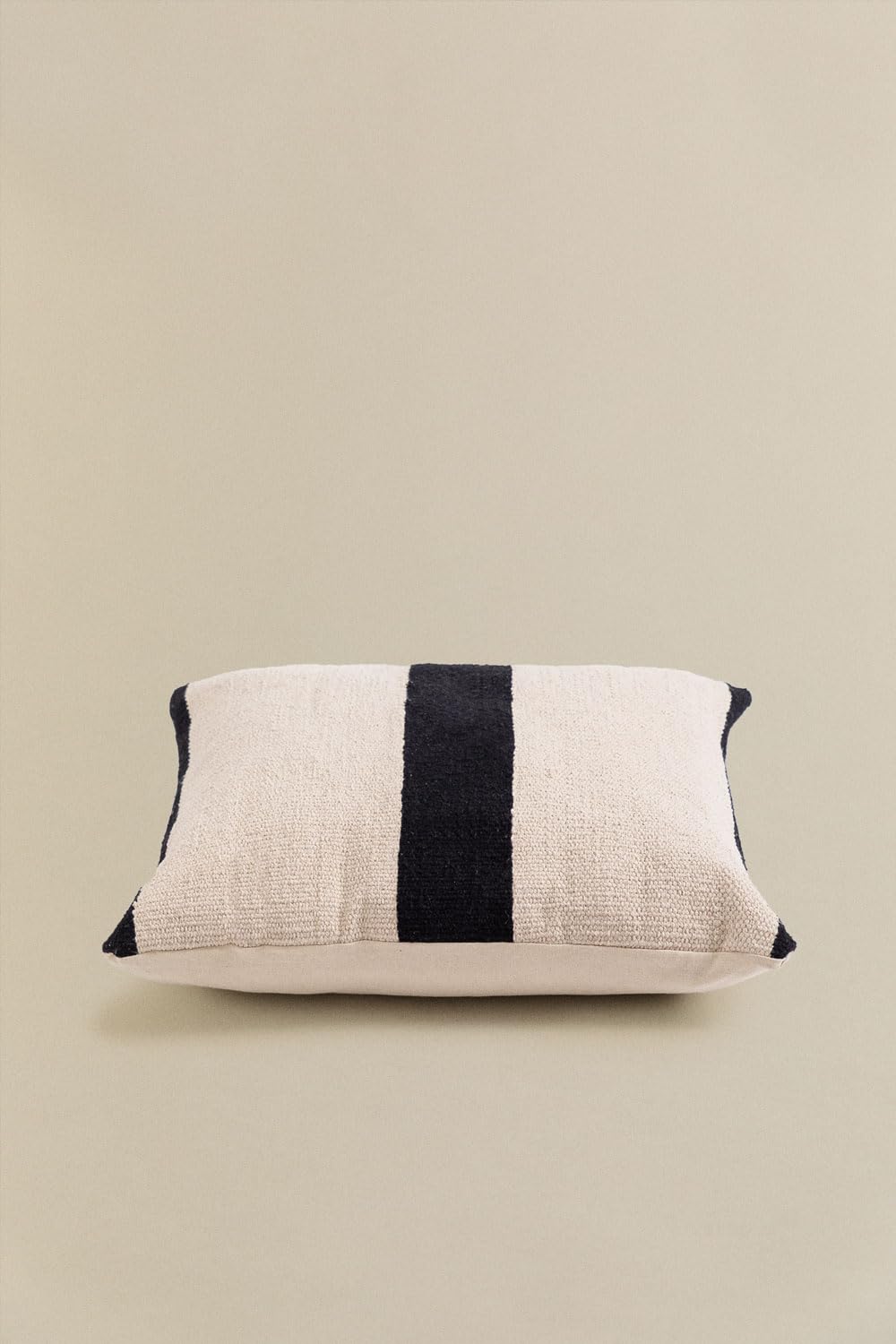Sklum Corwin cuscino quadrato 45x45 bianco e nero cotone