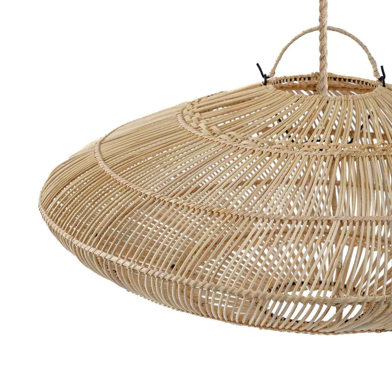 Bambua Macaron lampadario sospensione rattan M