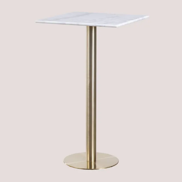 Sklum Cosmopolitan Tavolo Bar 60x60 cm Piano Marmo