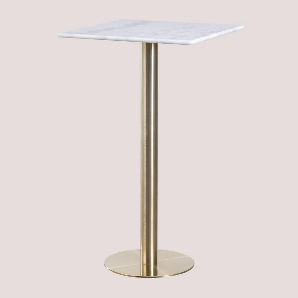 Sklum Cosmopolitan Tavolo Bar 60x60 cm Piano Marmo