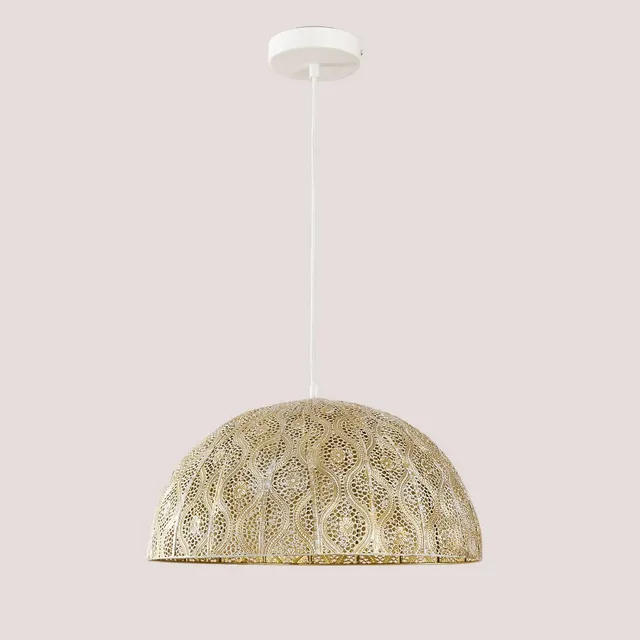 Sklum Meraki Lampada da Soffitto Metallo Oro Vintage
