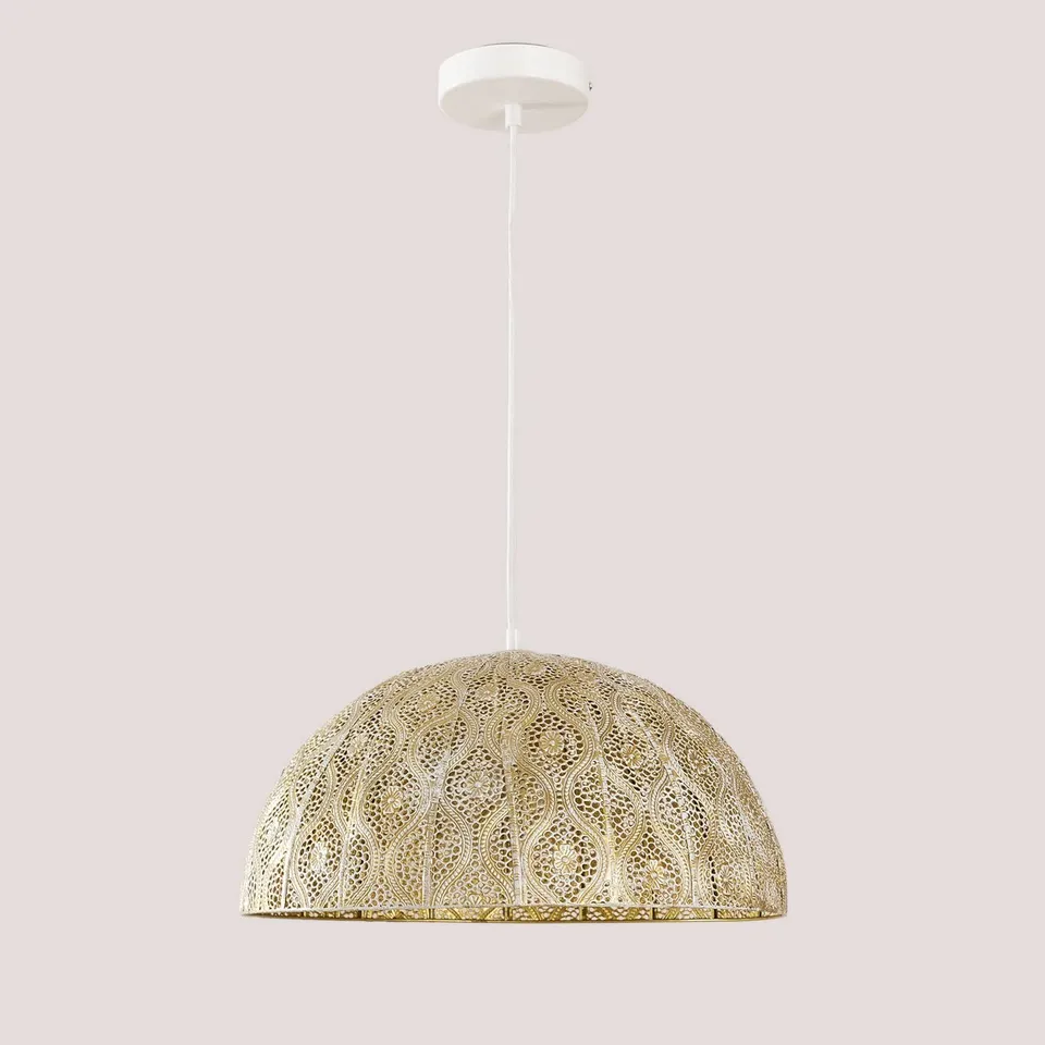 Sklum Meraki Lampada da Soffitto Metallo Oro Vintage
