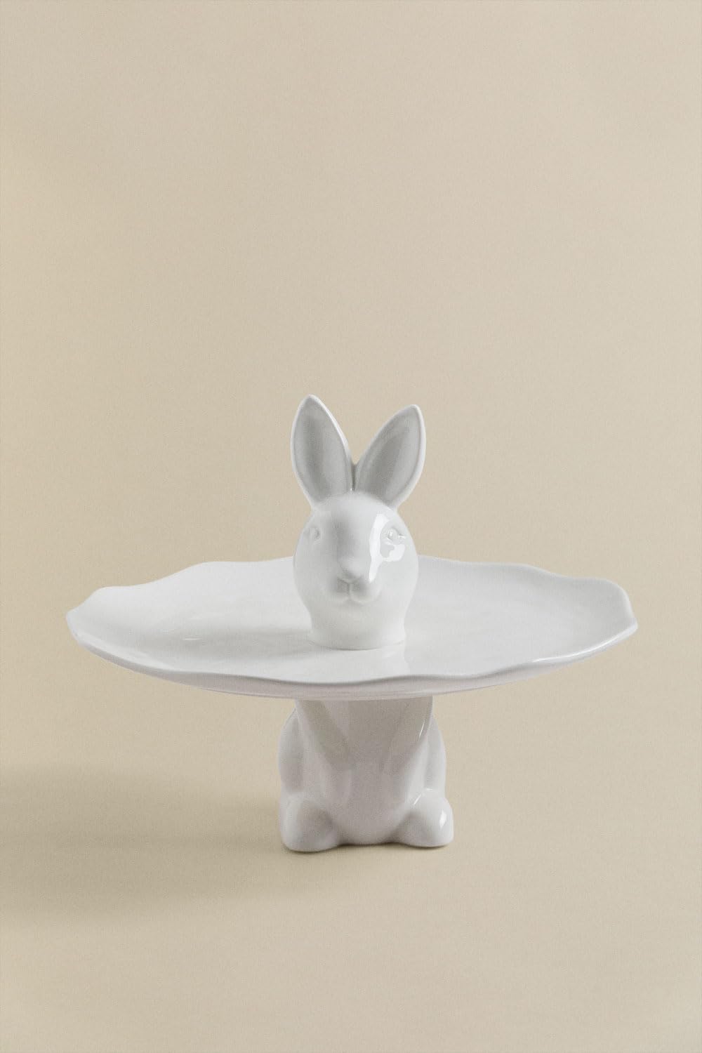 Sklum Bünih vassoio porcellana con figura Ø21,5 cm
