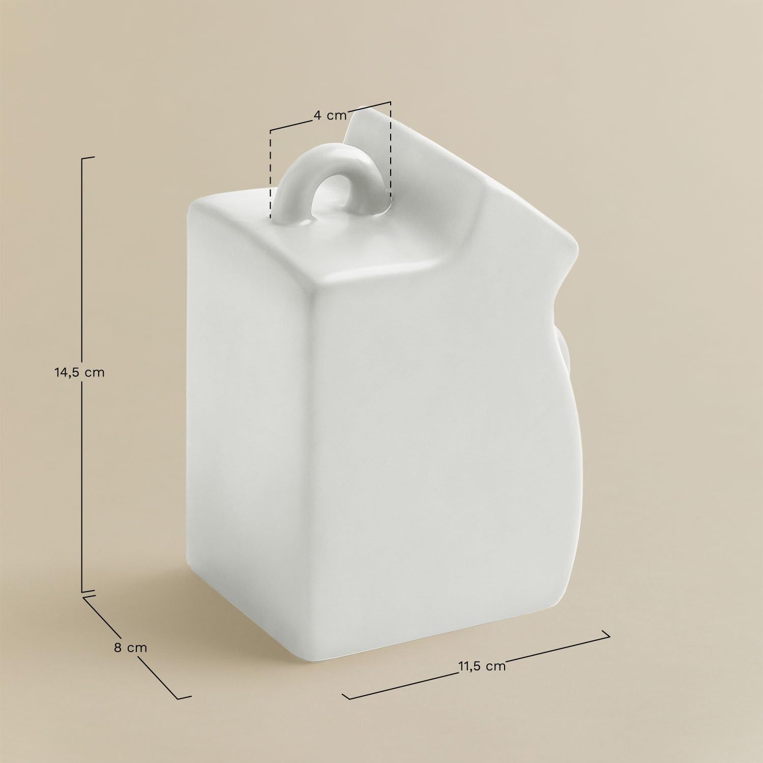 Sklum Junter set 2 fermalibri ceramica vaso con manici