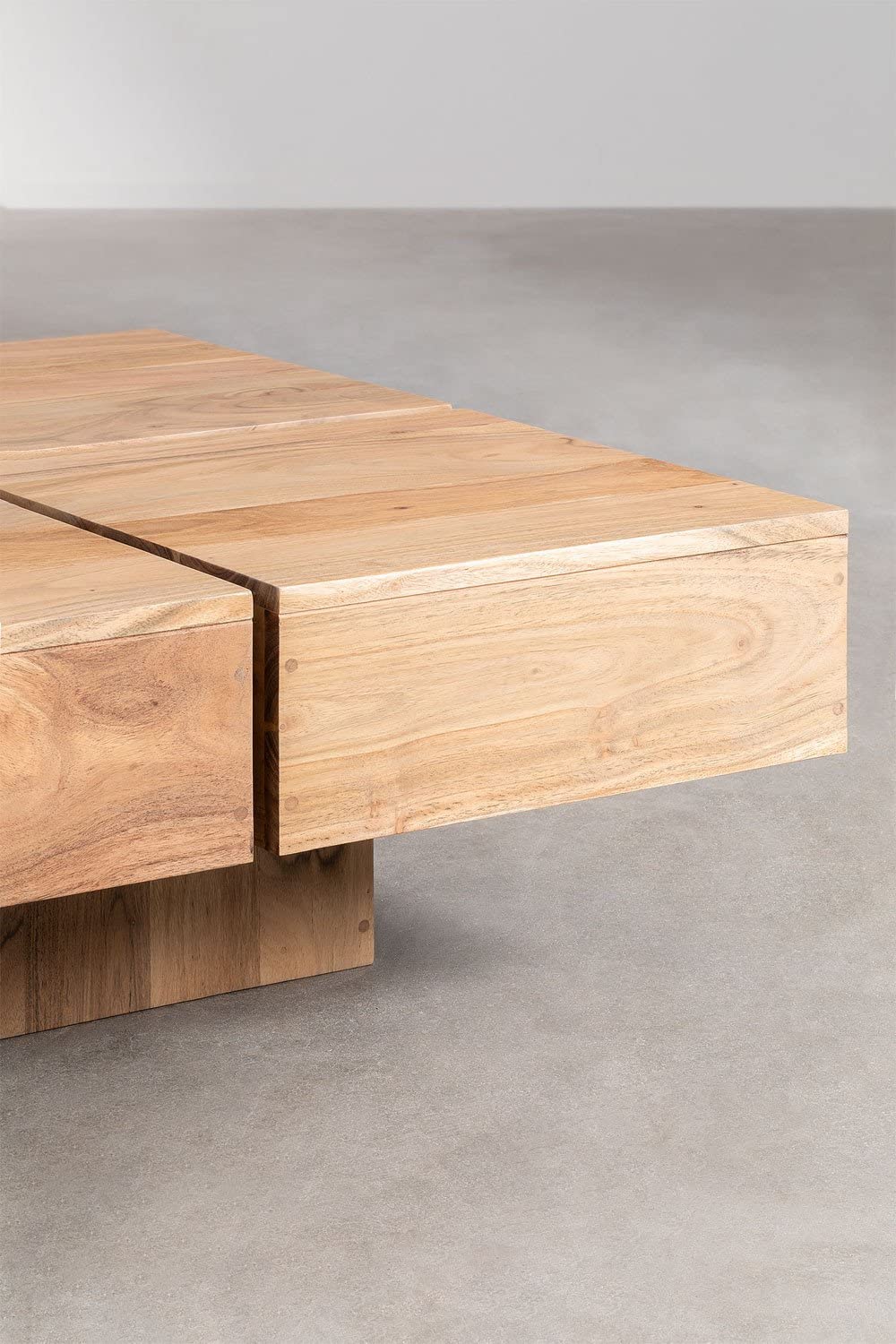 Sklum Sauris tavolino in legno acacia marrone 80,5 cm