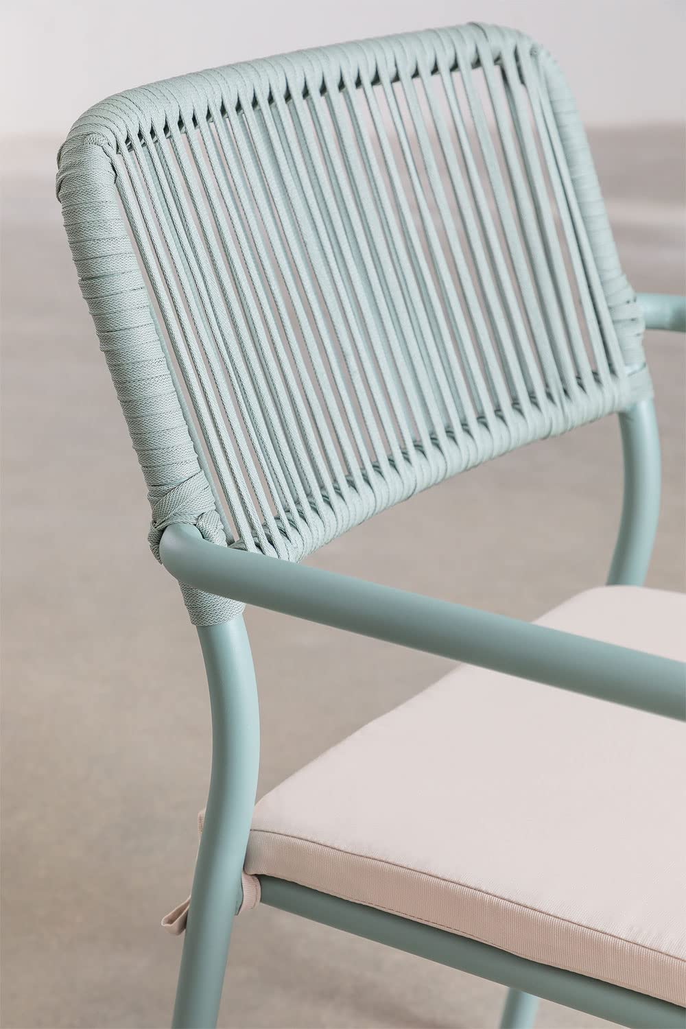 Sklum Arhiza Celadon Sedia da Giardino Impilabile Verde