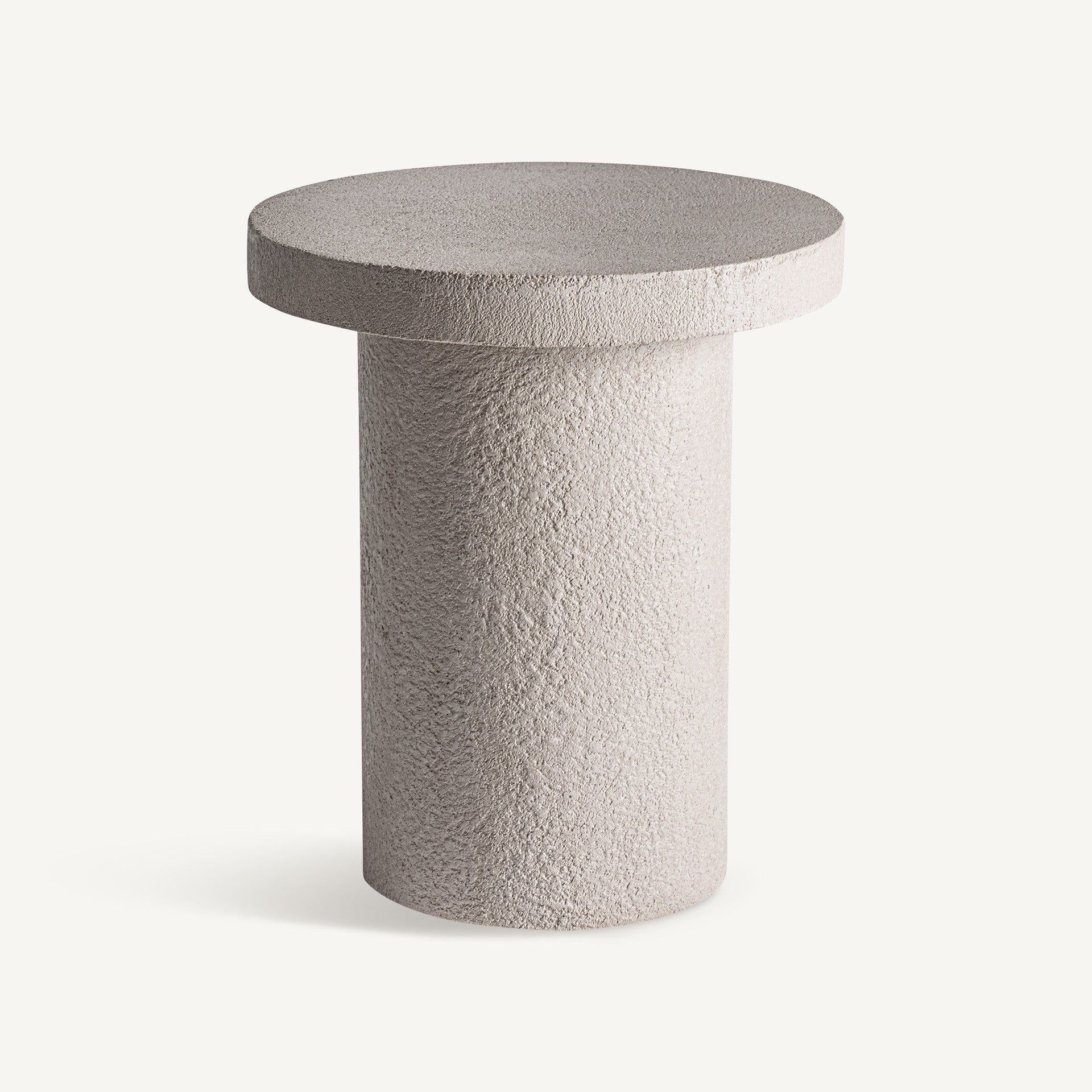 Bambua Banfe Tavolino Alto in Cemento Grigio Chiaro