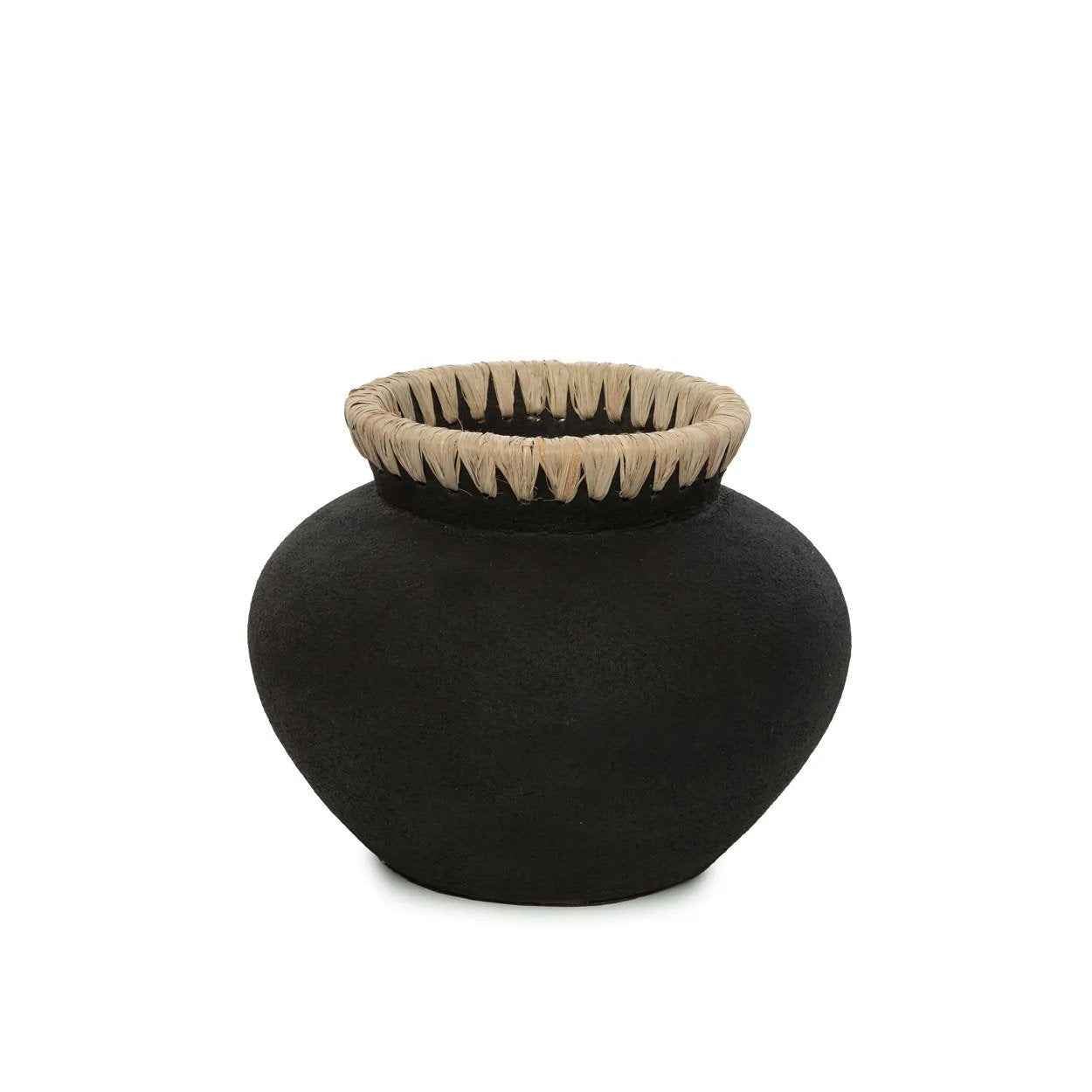 Bambua Styly vaso S nero naturale terracotta