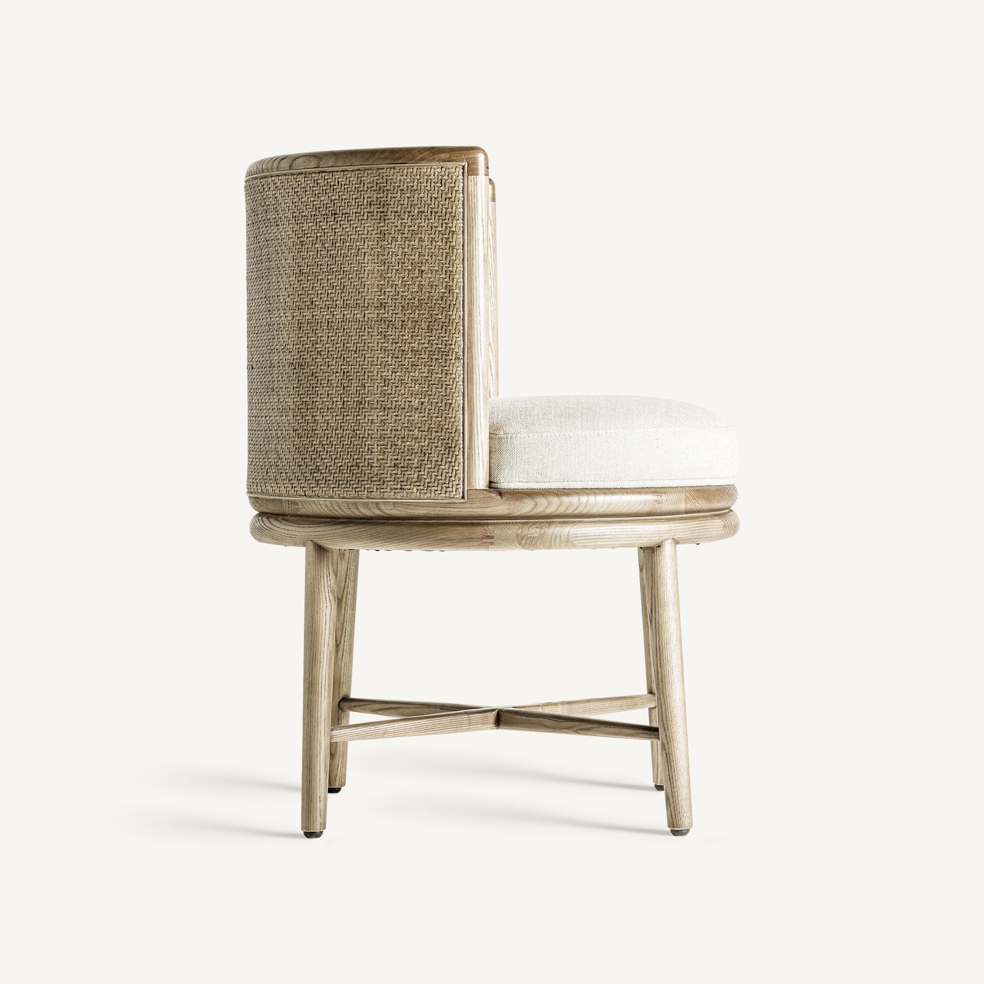 Bambua Varaire sedia rovere rattan