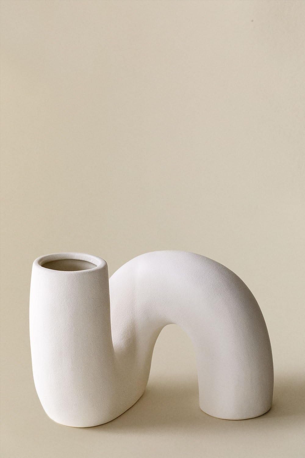 Sklum Mardig vaso ceramica 14,5 cm curvo
