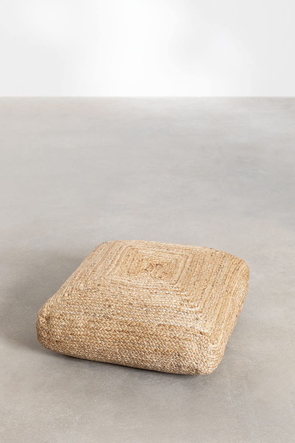 Sklum Pilew pouf quadrato iuta 60x60 cm naturale
