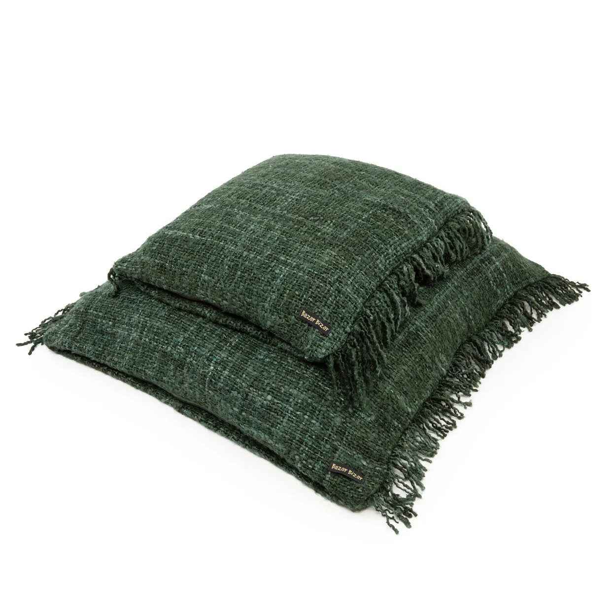 Bambua Oh My Gee 60x60 federa verde bosco cotone