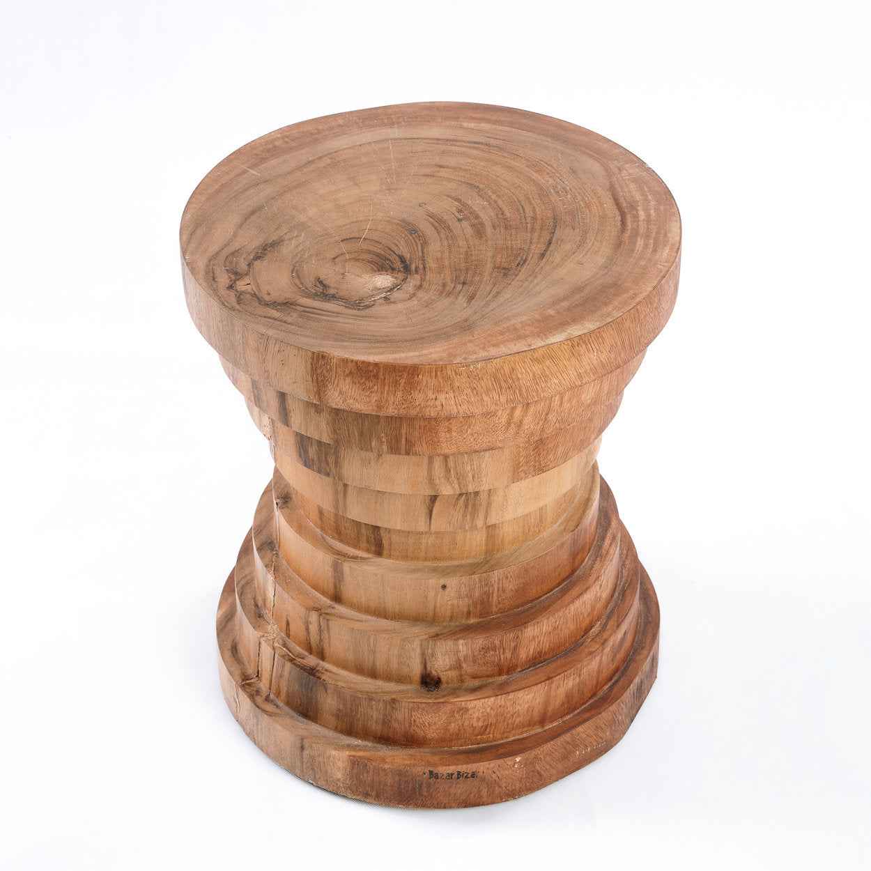 Bambua Mazu sgabello natural legno suar