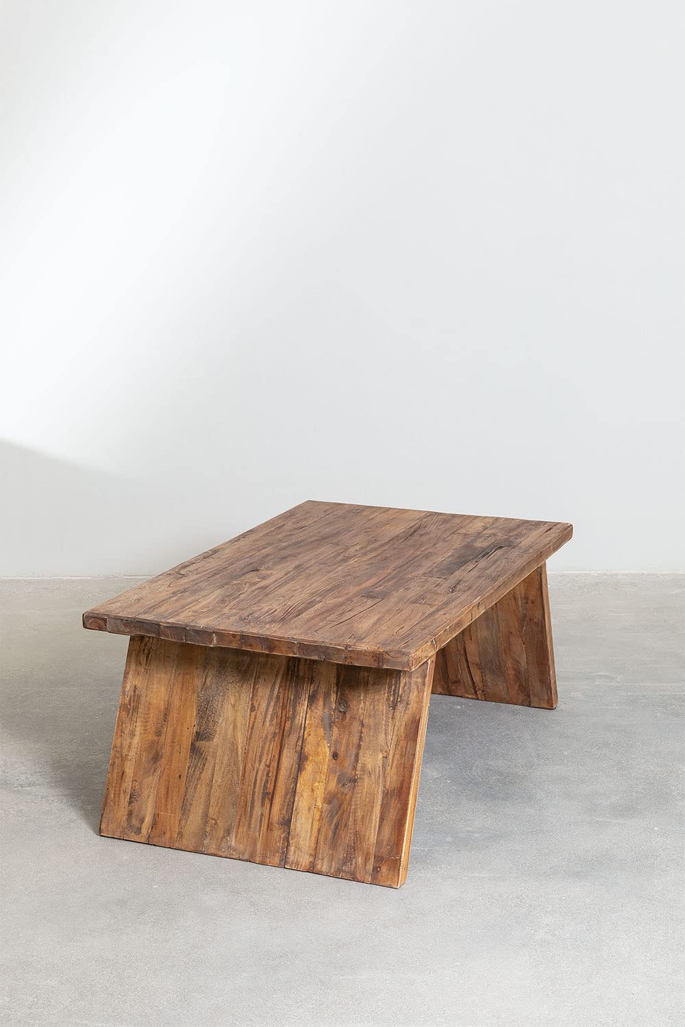 Sklum Caffie Tavolino Rettangolare Legno Riciclato 112 cm