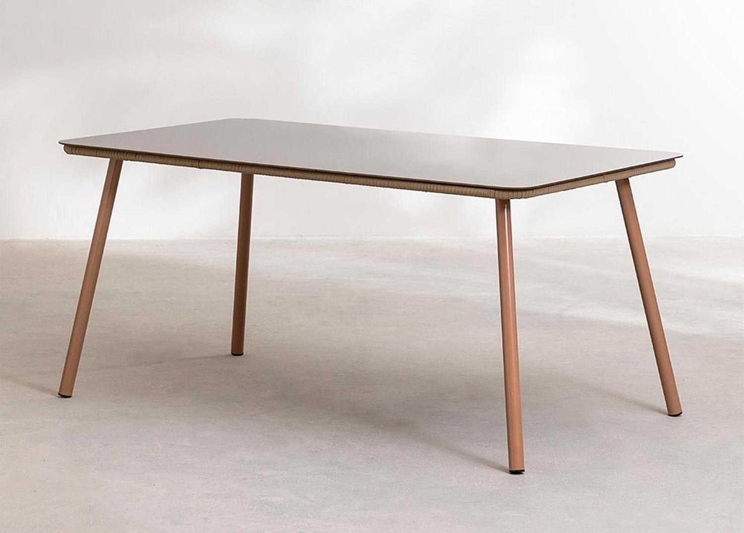 Sklum Arhiza Set Tavolo e 4 Sedie Classic Alluminio Vetro