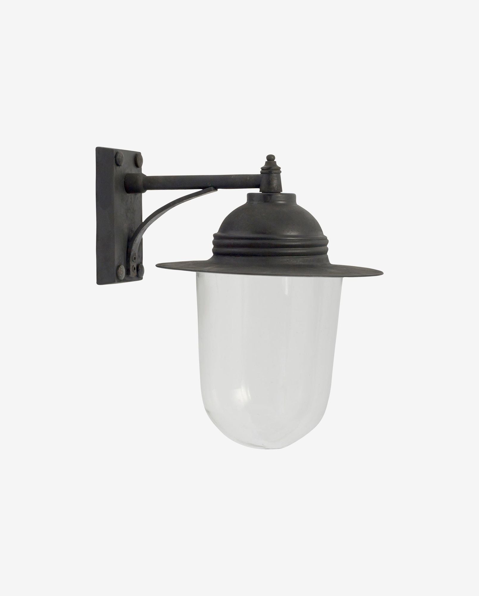 Bambua lampada da parete esterno nera E27