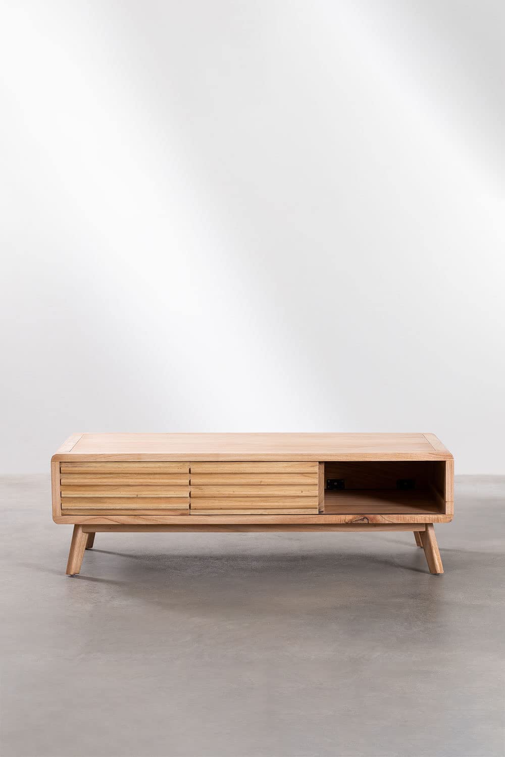 Sklum Deleyna tavolino legno rettangolare 120 cm naturale
