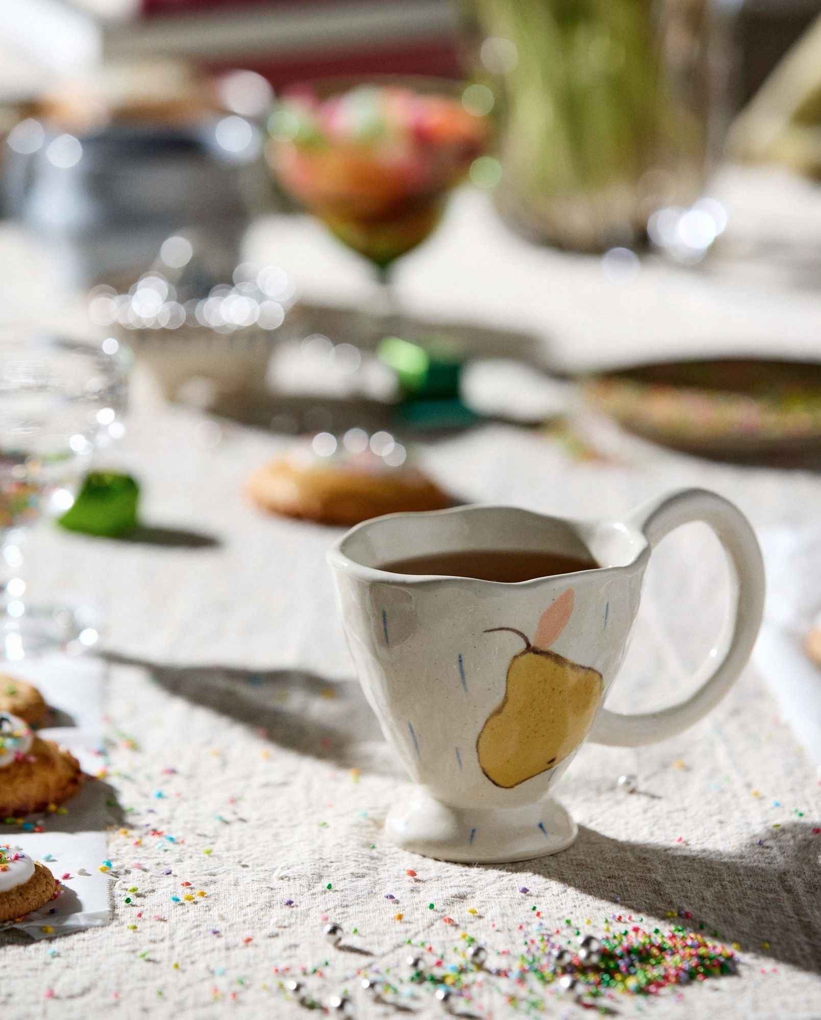 Bambua Atelier Forma Pera tazza manico ceramica