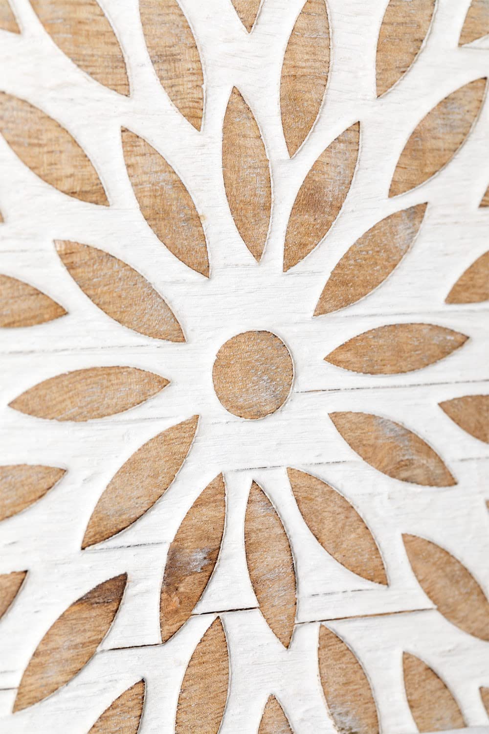Sklum Kedia Appendiabiti Parete Legno Mango Bianco