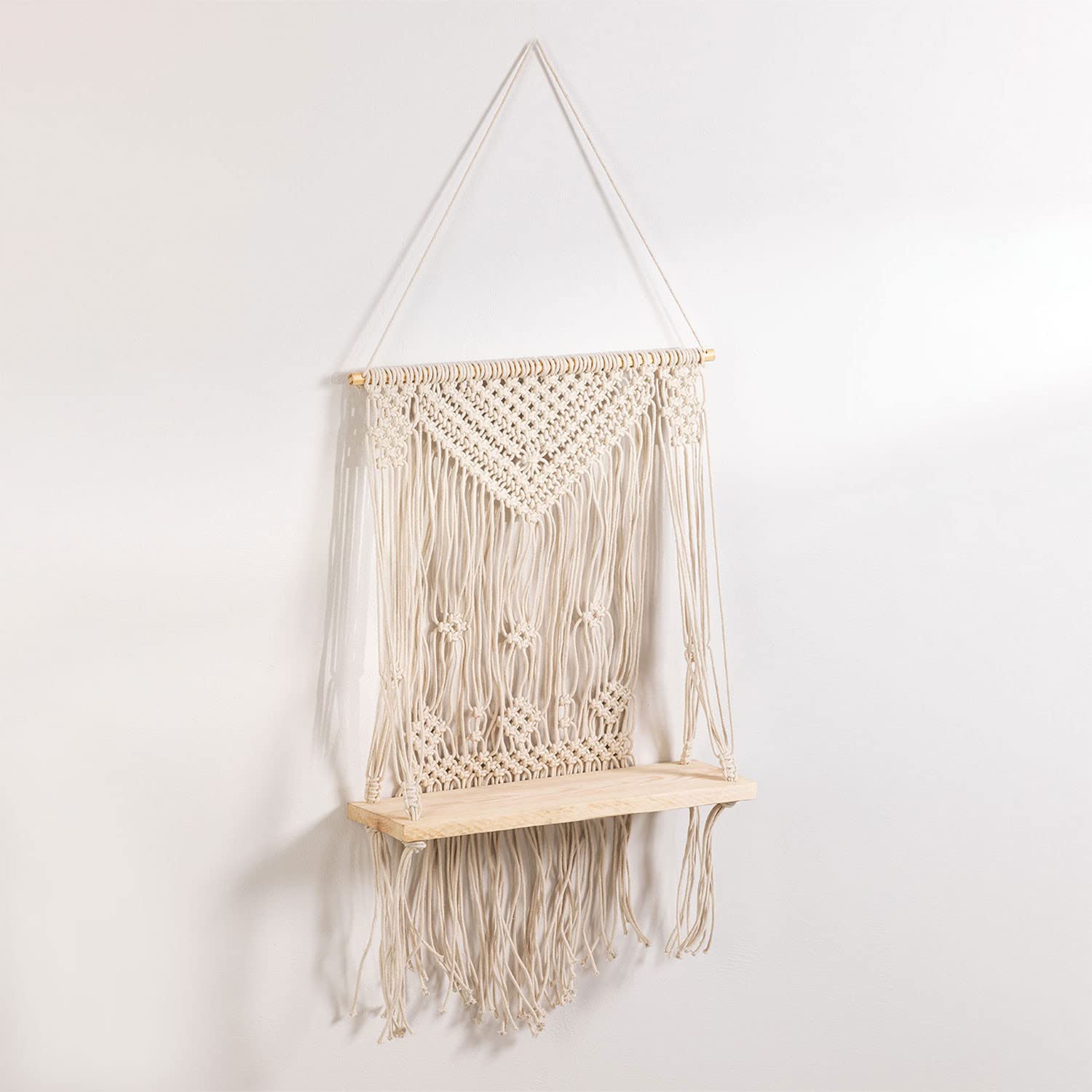 Sklum Atena Arazzo in Cotone con Mensola Natural 126 cm