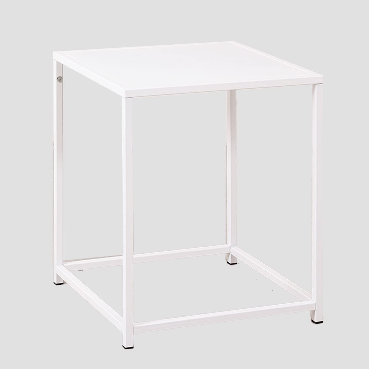 Sklum Thura tavolino acciaio bianco 37 cm