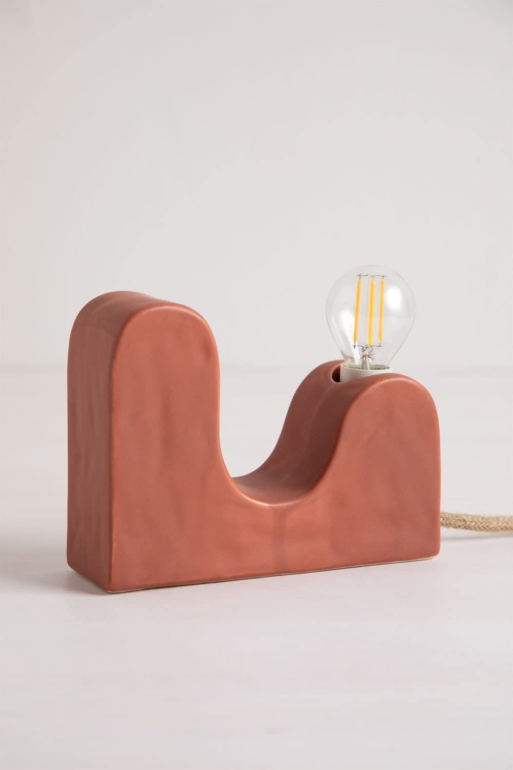 Sklum Ziro Lampada da Tavolo Ceramica Terracotta