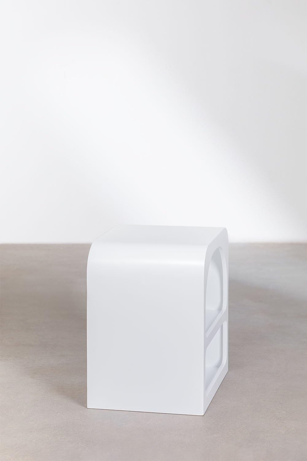 Sklum Edna Comodino MDF Bianco 45 cm
