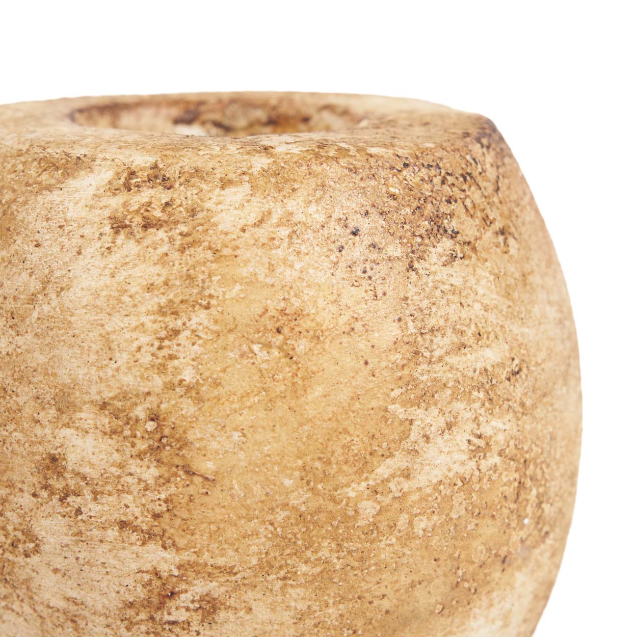 Bambua Cavestone portacandele terracotta crema
