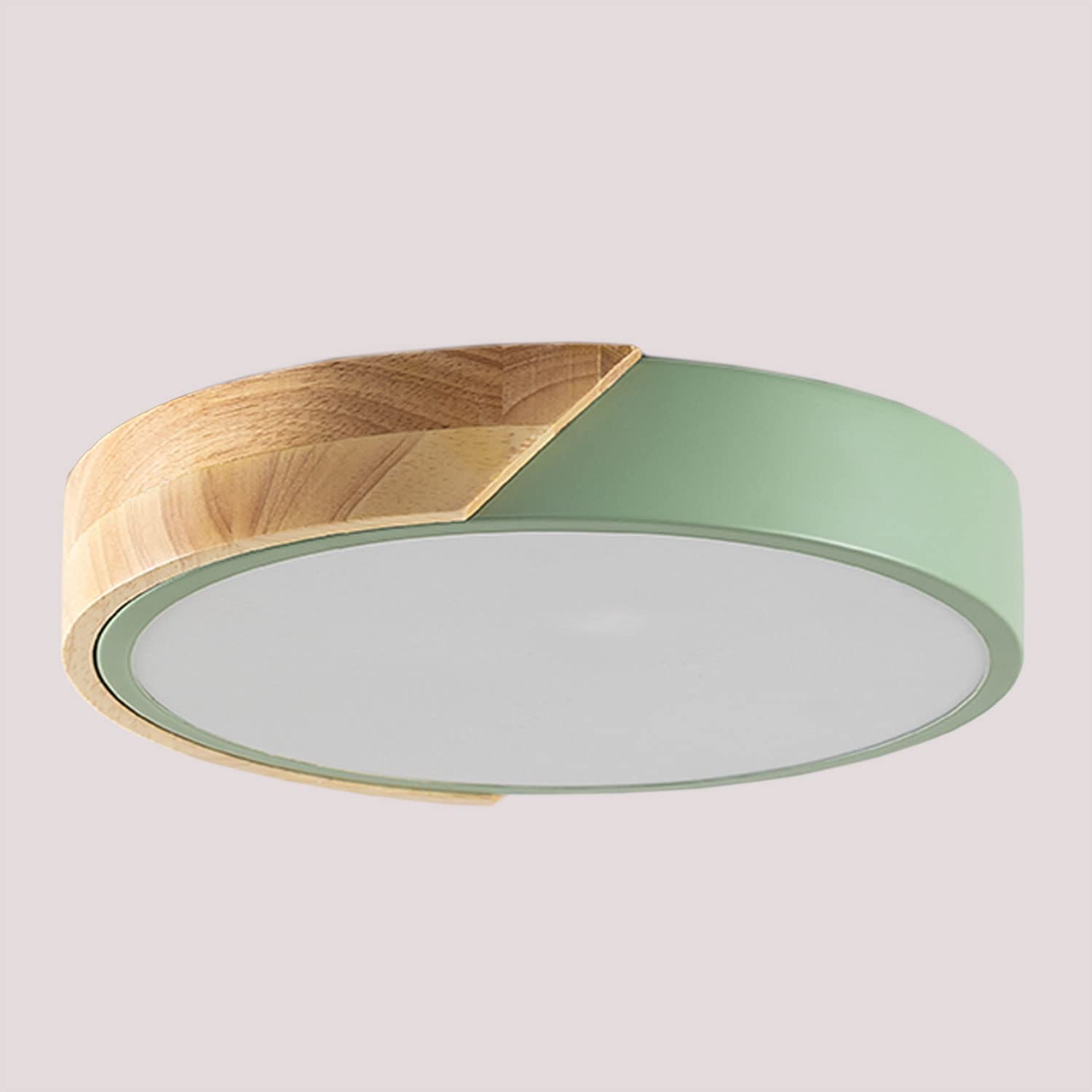Sklum Jan Plafoniera LED Celadon Legno Ø30 cm