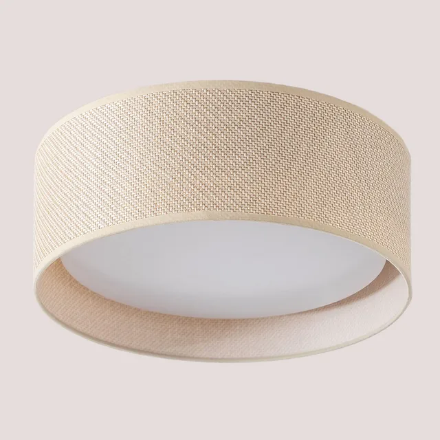 Sklum Masha plafoniera in rattan Ø36 cm E14