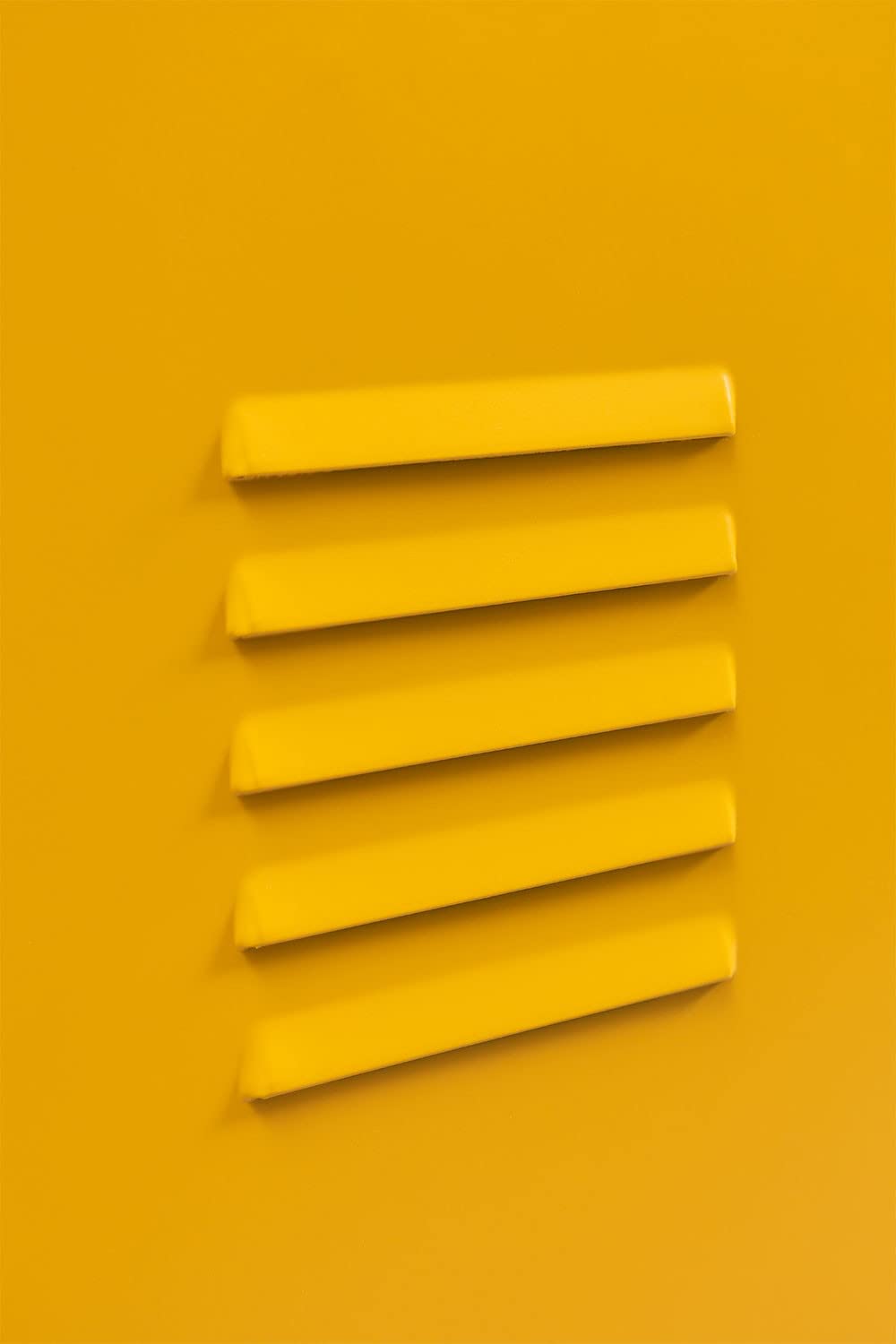 Sklum Pohpli credenza 2 ante 80 cm giallo curry acciaio