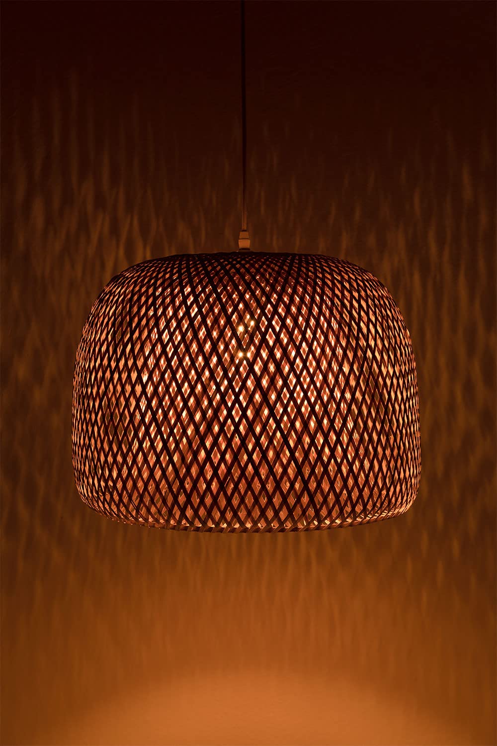 Sklum Debi Lampada da Soffitto in Bambù Naturale Ø45 cm