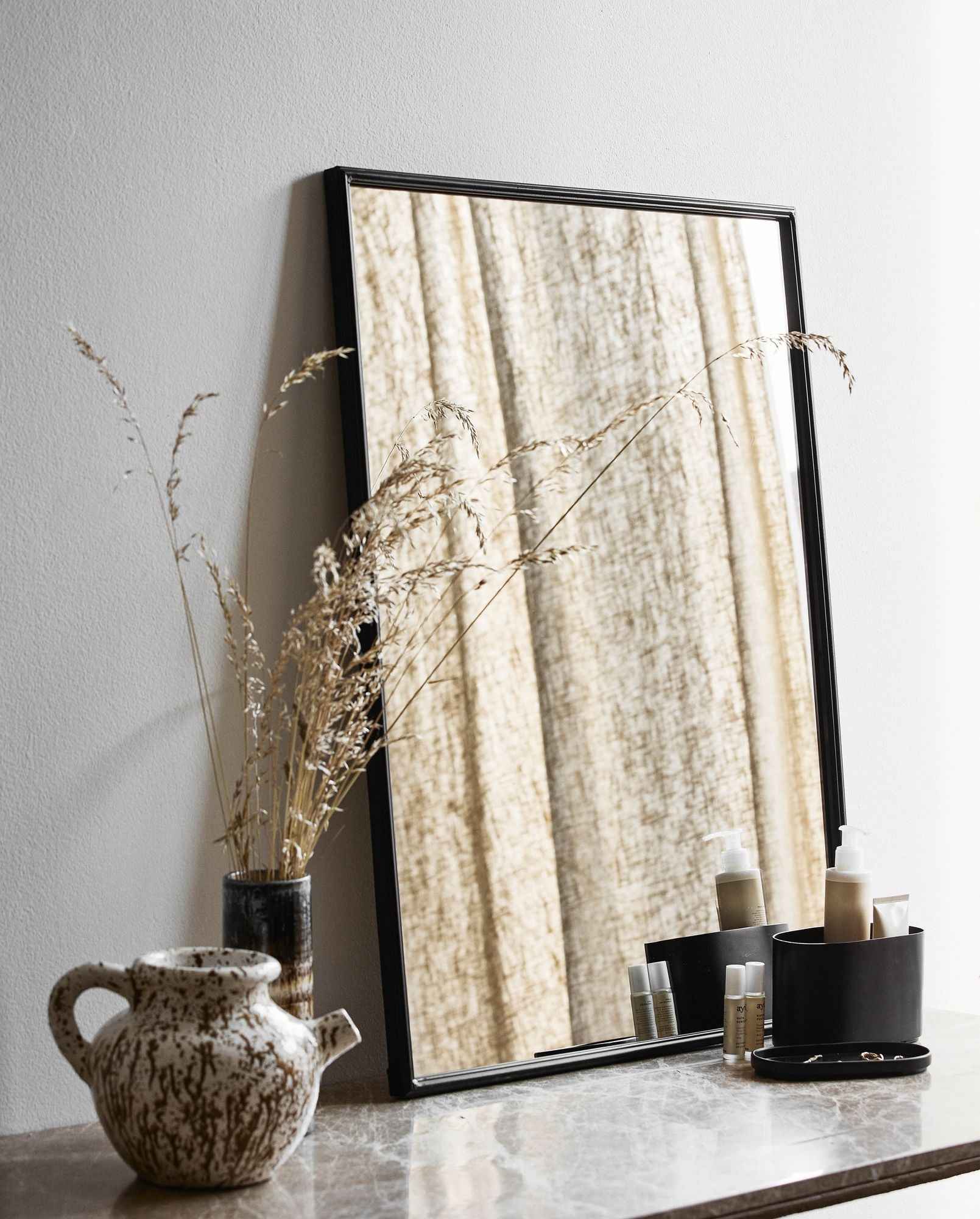 Bambua Samos vaso ceramica marrone bianco