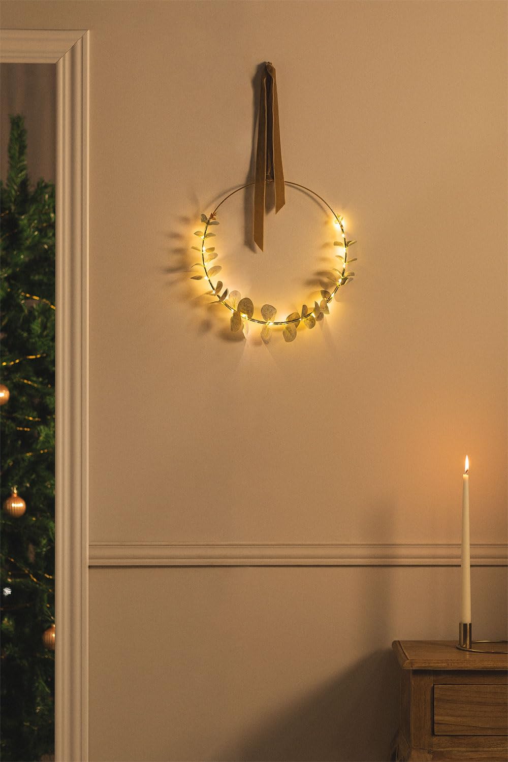 Sklum Eyvor figura decorativa LED luce calda 143 cm