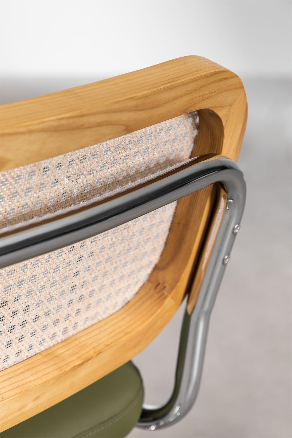 Sklum Tento sedia ufficio similpelle rattan