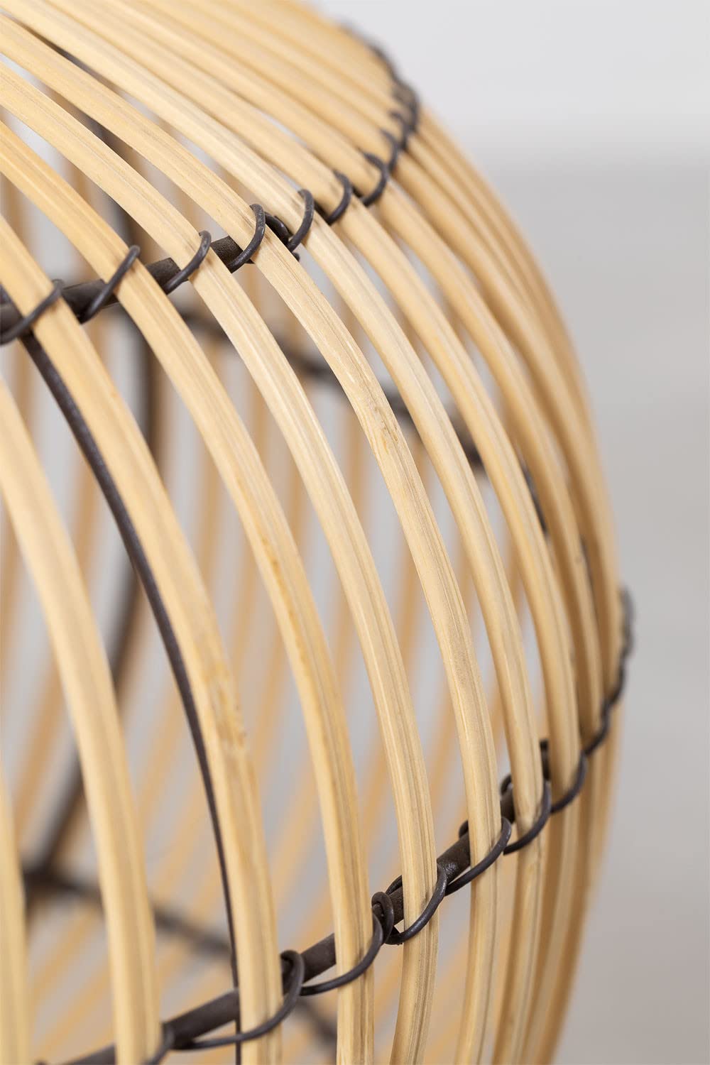 Sklum Norton Lampada Solare LED da Esterno in Rattan