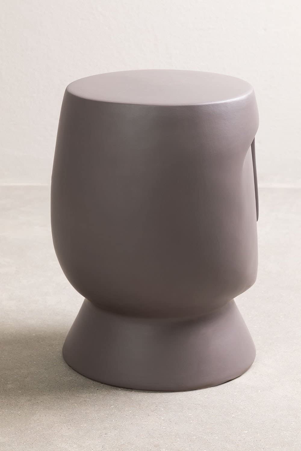 Sklum Otam tavolino rotondo ceramica marrone Ø31 cm