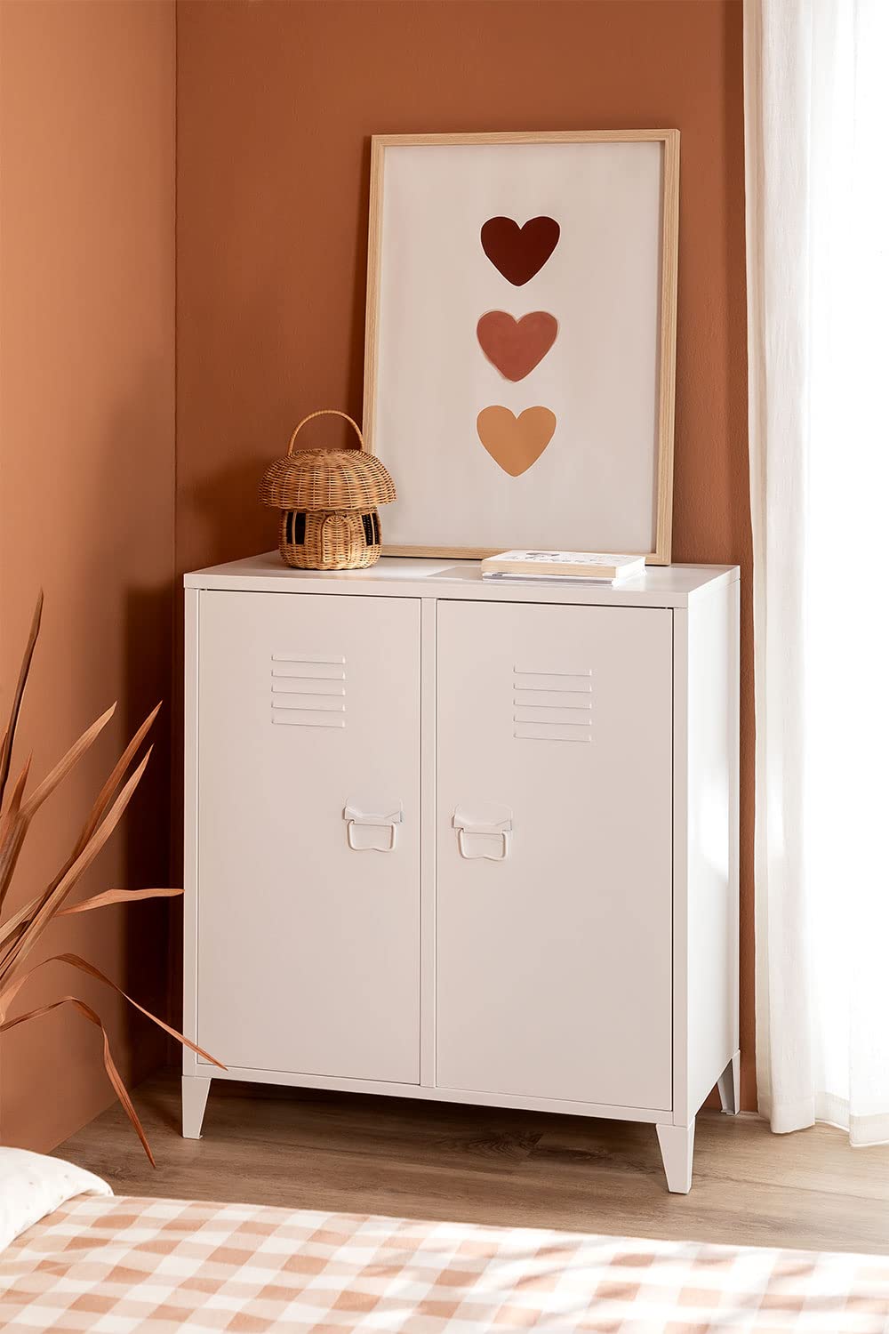 Sklum Pohpli Credenza 2 Ante in Acciaio