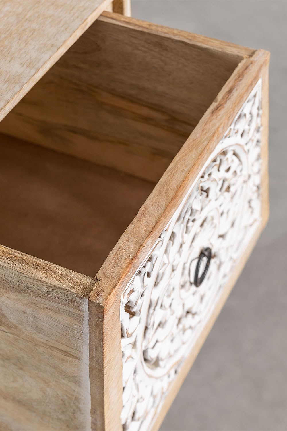 Sklum Mekel cassettiera legno mango 3 cassetti naturale