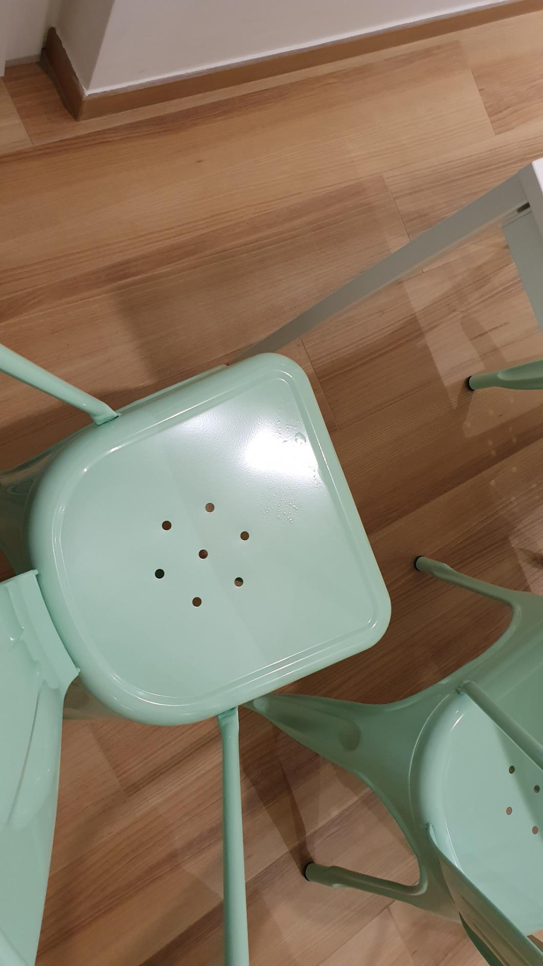 Sklum LIX set 4 sedie sala da pranzo acciaio lucido