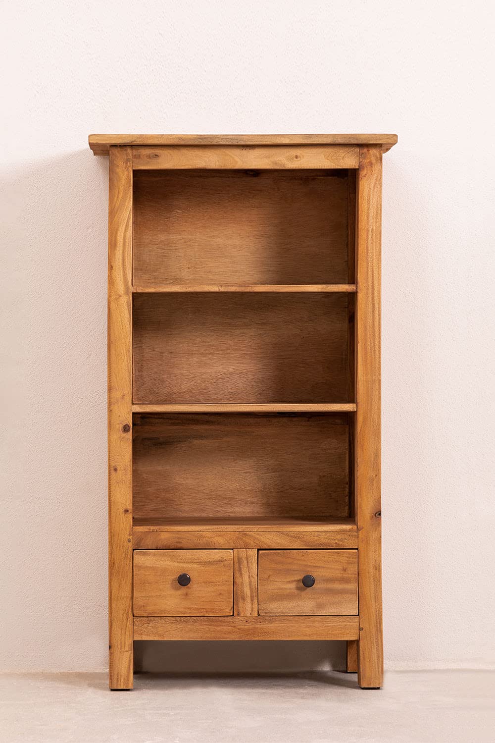 Sklum Jara set 2 librerie legno riciclato con ripiani