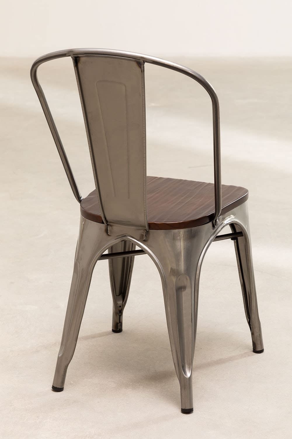 Sklum LIX sedia impilabile legno piallato