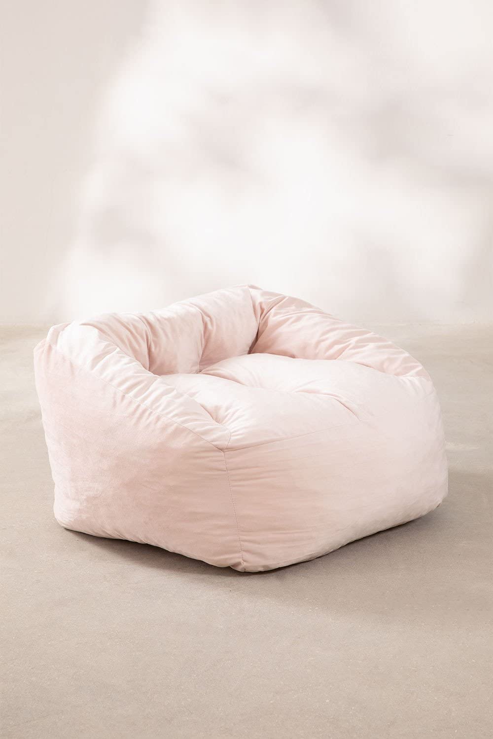 Sklum Thiago pouf poltrona velluto rosa 83 cm