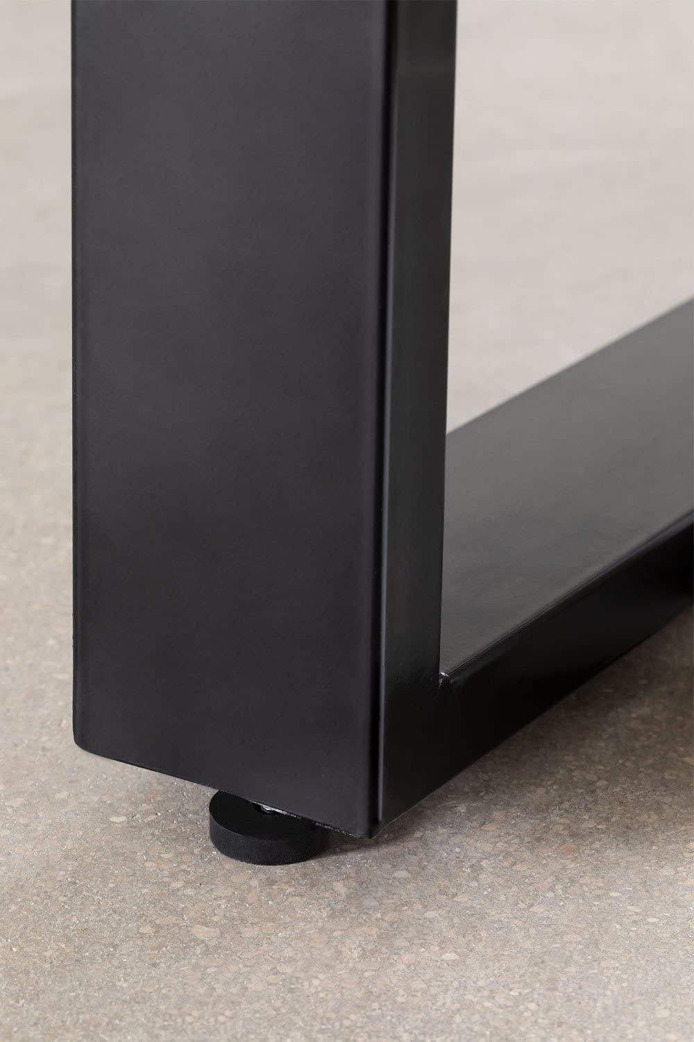 Sklum Melina Tavolo Giardino Rettangolare 160x90 Nero Acacia